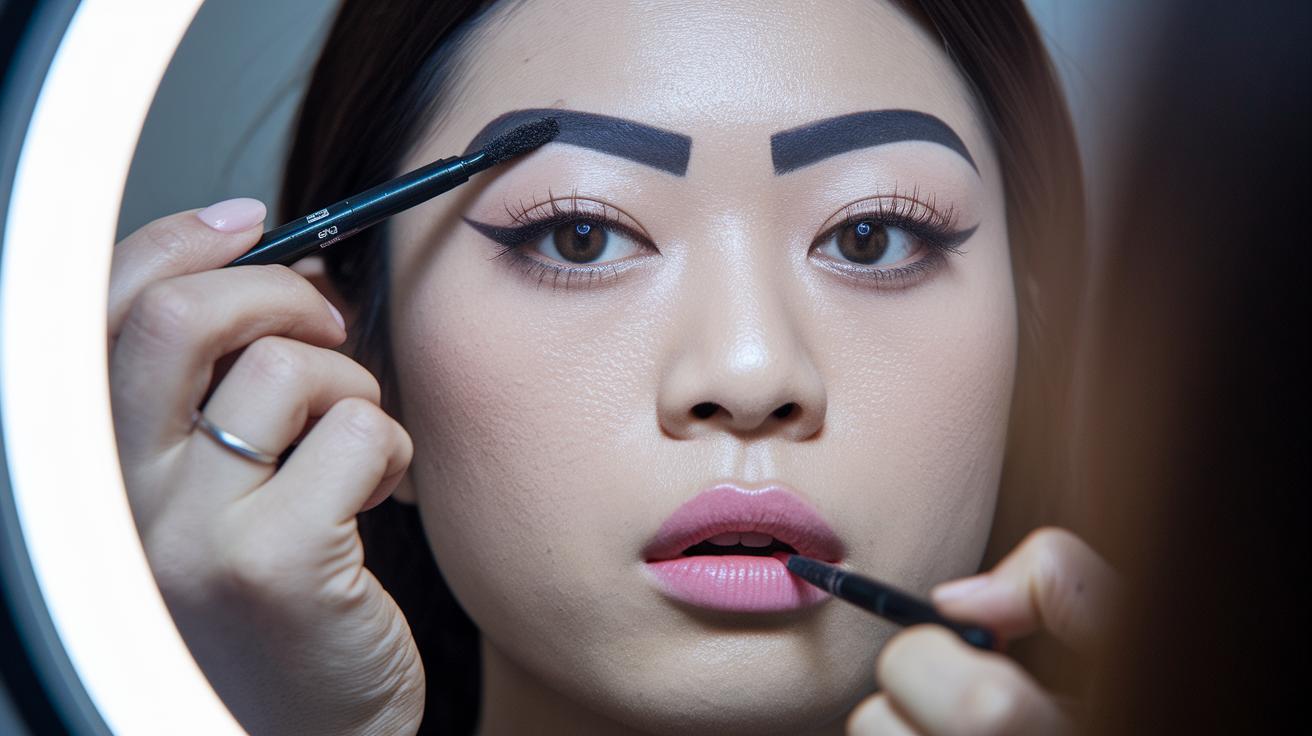 7 Snatched in Seconds Brow Shaping and Slight Lip Overlining.jpg